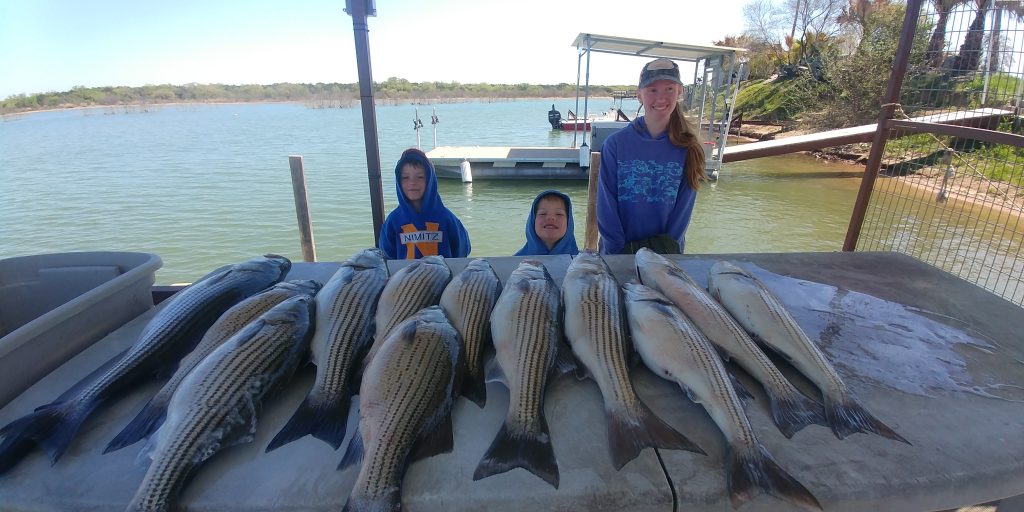 downriggers for fishing on Lake Buchanan